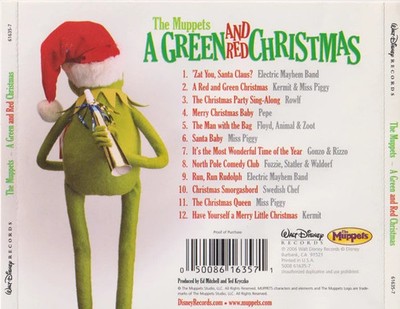 The Muppets A Green and Red Christmas Red Color Vinyl LP Target