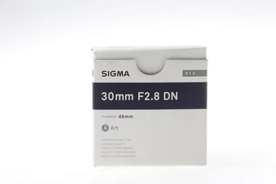 SIGMA 30mm f/2,8 EX DN für Sony E - SNr: 52919856 - Bild 1 von 4