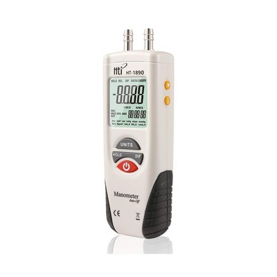 Digital Manometer, Dual Port Air Pressure Meter Pressure Gauge HVAC... Fast Ship