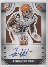 2014 Crown Royale Rookie Signatures Retail Bronze 29/99 Terrance West Auto i6j