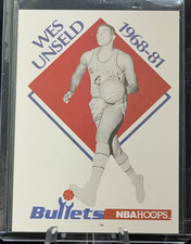 Wes Unseld 1990-91 Hoops #344 Washington Bullets Coach HOF NBA