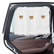 Car Side Window Sun Shade Privacy Curtain for Baby, Suction Cup Window Shade,...