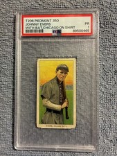 1909 T206 Johnny Evers With Bat / Chicago PSA 1