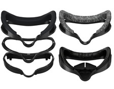 Globular Cluster F3 V3 Magnetic Facial Interface for Quest 3 Flexible Black