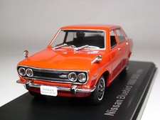 Nissan Bluebird 1600Sss 1969 1/43 Domestic Famous Car Collection Hachette Diecas