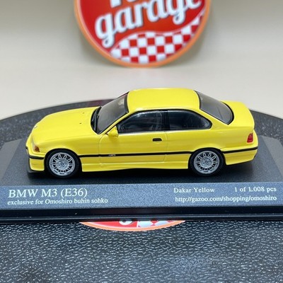 MINICHAMPS 1/43 BMW M3 E36 Dakar Yellow Omoshiro Buhin Sohko 433022307