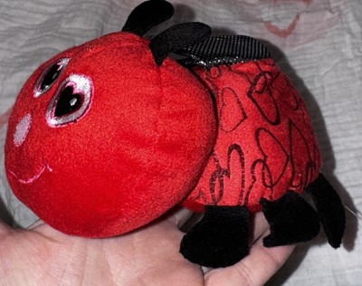 Greenbrier 6'' Plush Lady Bug Red & Black Hearts Love Stuffed Toy Valentine