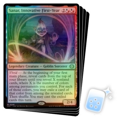 FOIL PRESALE SANAR, INNOVATIVE FIRST-YEAR X4 Lorwyn Eclipsed ECL Magic MTG CARD