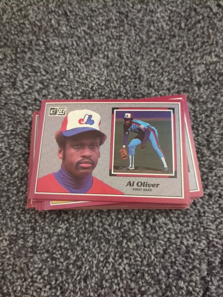 Juego completo de 60 cartas jumbo Donruss Action All-Stars 1983 Henderson Rose Ryan Foto 2 de 4