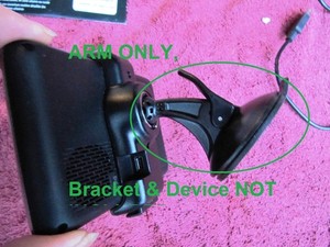 Genuine GARMIN NUVI Sat Nav Suction Cup & Arm 2400 Series 2415 2445 2460LT 2475