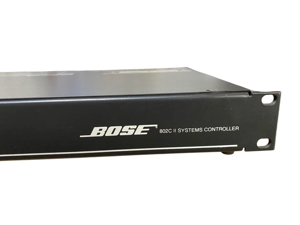 Bose 802C ii System Controller Rare Black Rackmount 802CII Used Tested 100V - Image 3 of 4