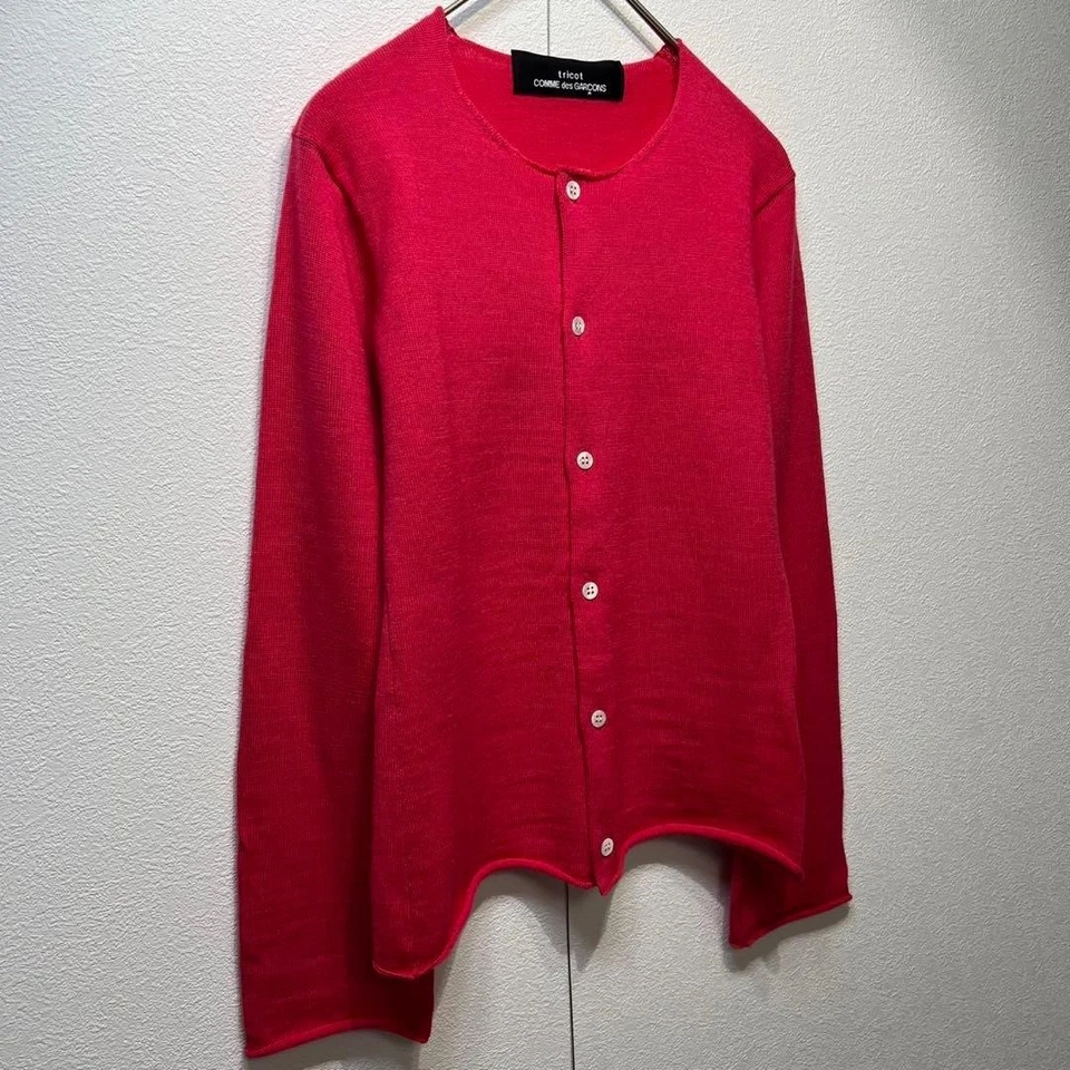 01AW Tricot Comme des Garçons Cárdigan de punto de lana Suéter Foto 2 de 4