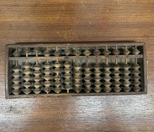 Vintage Japanese Wooden Abacus Math Calculati...