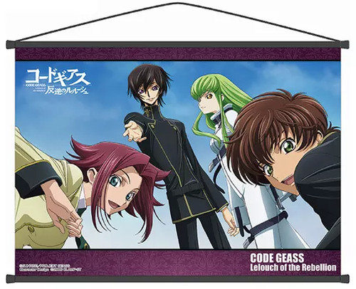 B2 Code Geass Tapestry B. Lelouch & C.C. & Karen & Suzaku B2 Tapestry