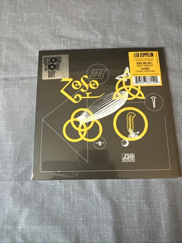 Led Zeppelin Limited Edition Yellow Vinyl 45. Rock ‘n’ roll and friends.