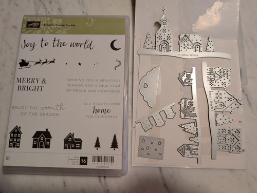 Stampin' UP! HEARTS COME HOME Stempelset & HOMETOWN GREETINGS Stanzformen Weihnachten