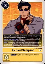 Richard Sampson BT13-098 U Uncommon Versus Royal Knights Digimon Lightly Played