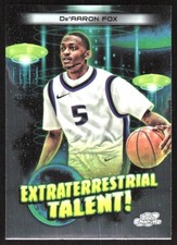 4413G 2023-24 Topps Chrome Cosmic #ET-12 De'Aaron Fox Extraterrestrial Talent