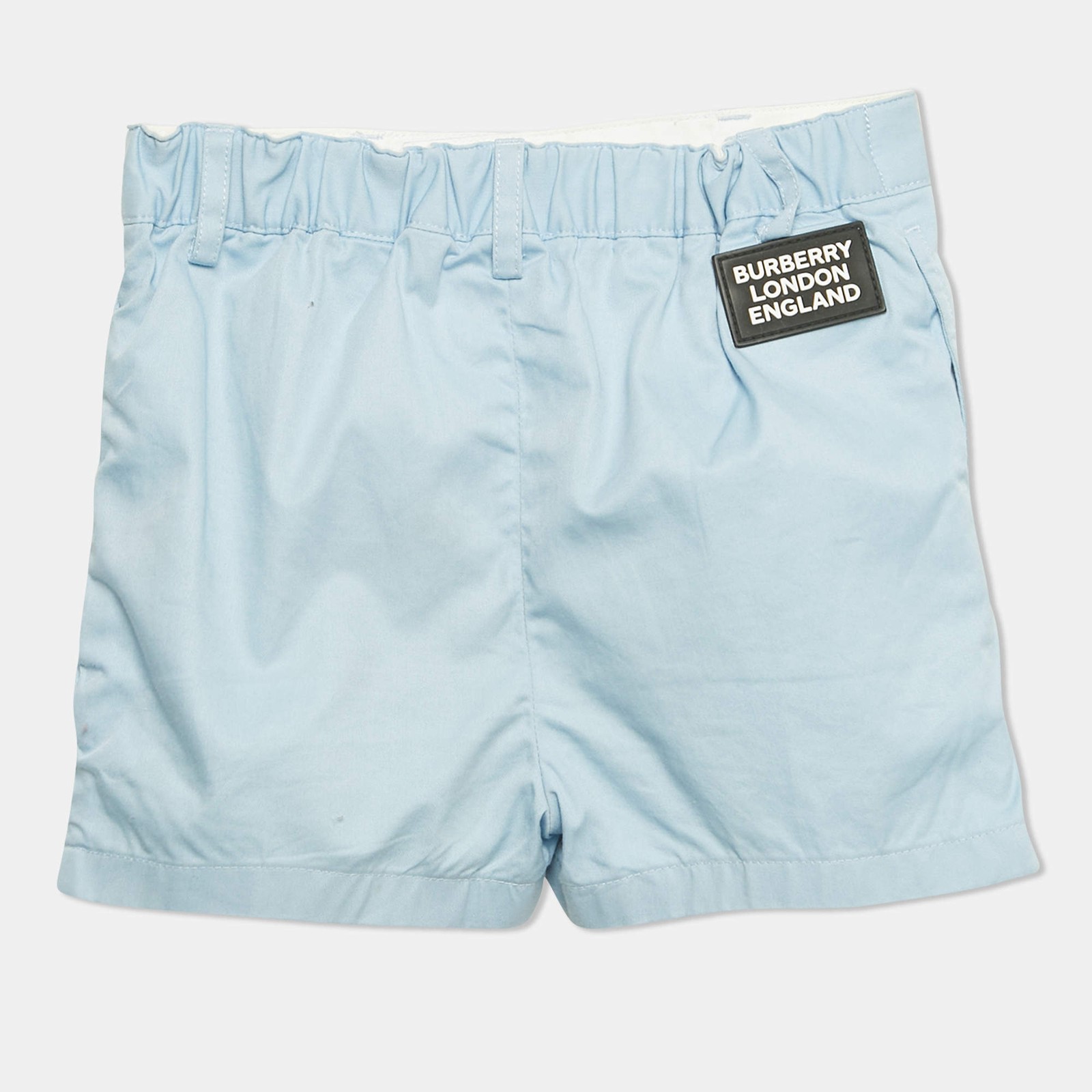 Burberry Kids Blue Cotton Shorts 18M thumbnail 2
