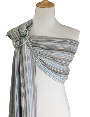Ring Sling Baby Carrier, Soft Cotton Baby Sling Carrier Newborn to Toddler, B...