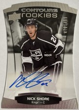 2015-16 Upper Deck Contours Nick Shore Autograph Rookie Card /499 #125 RC. rookie card picture
