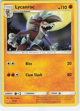 Lycanroc 16/30 Uncommon SM Trainer Kit: Lycanroc & Alolan Raichu LP Pokémon