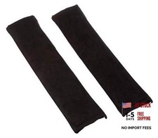 2 inch GT Series Harness Belt Pads Replacement For Alcantara Universal Black
