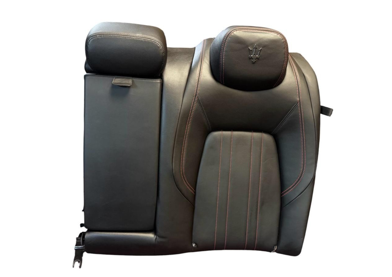 2016 MASERATI GHIBLI S REAR LEFT TOP LEATHER SEAT UPPER CUSHION OEM BLACK