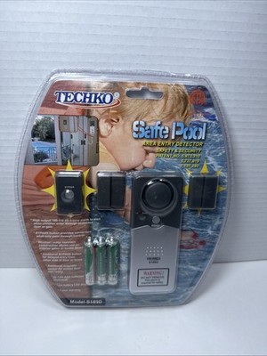 NOS Techko Model S187D Safe Pool Magnetic Sensor Entry Alarm Detector New Sealed
