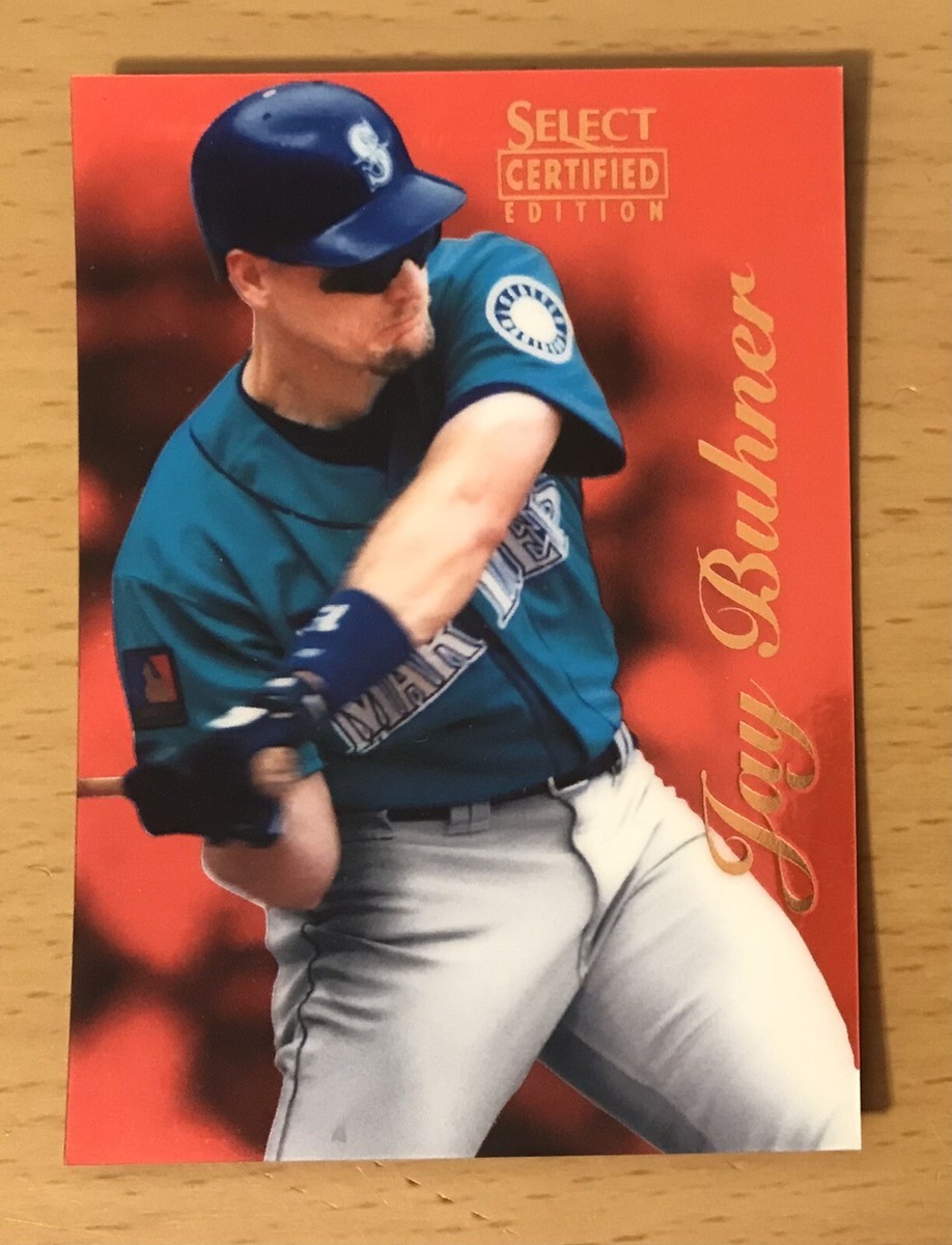 1996 SELECT CERTIFIED BASEBALL CERTIFIED RED JAY BUHNER SEATTLE
