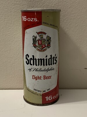 Vintage Schmidts of Philadelphia Light Beer 16oz Beer Can