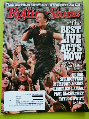Rolling Stone Magazine August 15 2013 Bruce Springsteen Best Live