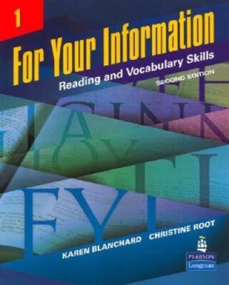 For Your Information 1: Reading and Vocabulary Skills, 2nd Edition - GOOD