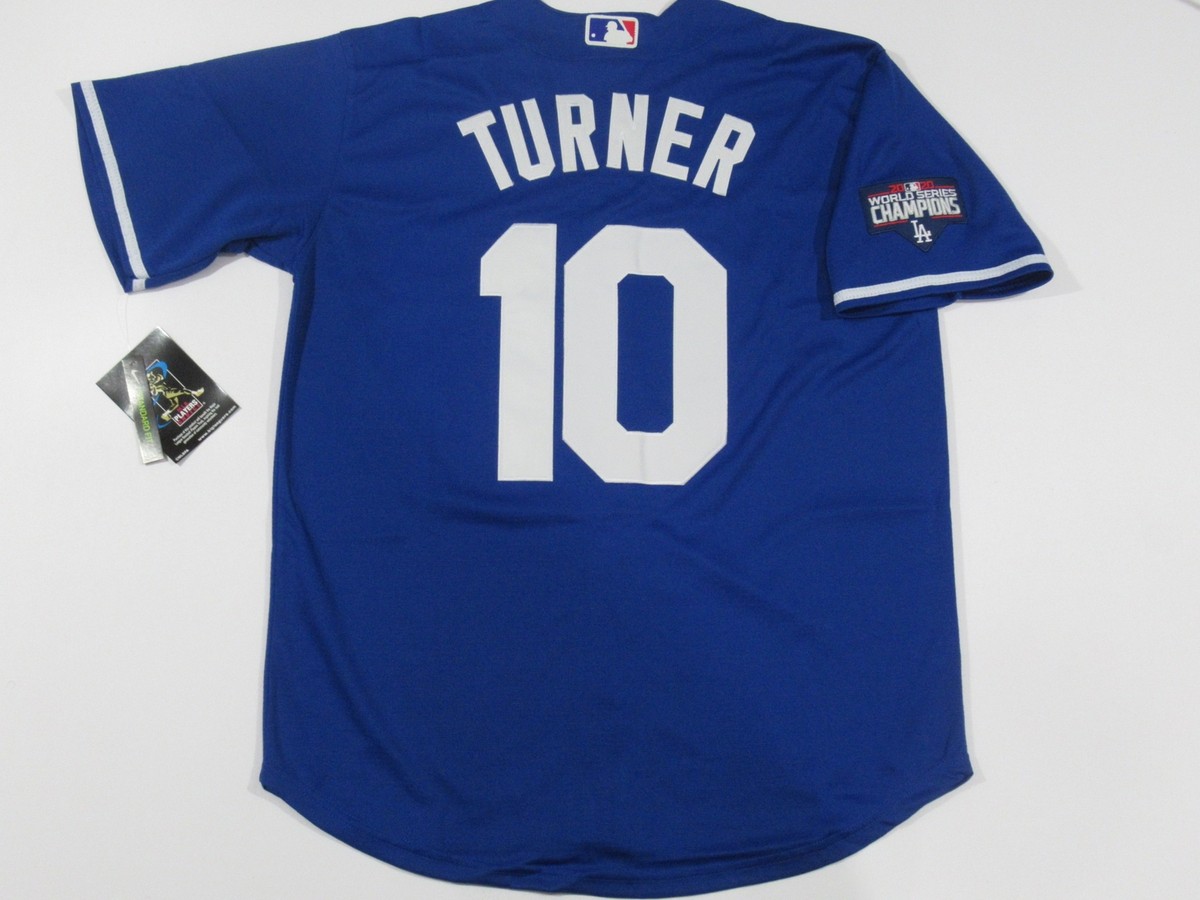 MLB　ロサンゼルス・ドジャース　ユニフォーム　ターナー　10番　USA野球 Los Angeles Dodgers MLB Justin Turner #10 Jersey XL White
