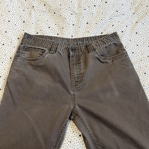 prAna Pantalone Tela Uomo 34x32 Marrone Outdoor Escursionismo Elasticizzato Slim Fit Arrampicata - Foto 6 di 8