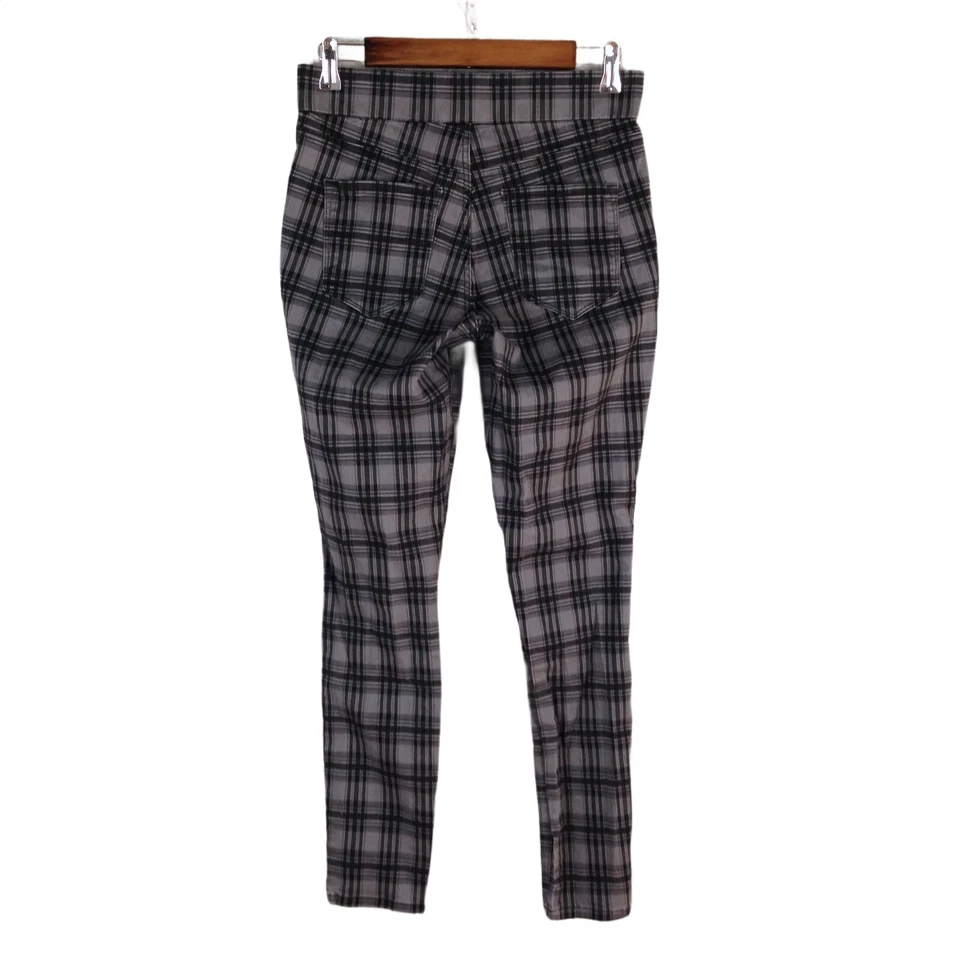 Nine West Heidi узкие брюки женщин 6 серый клетку эластичный пояс комфорт - Изображение 3 из 4