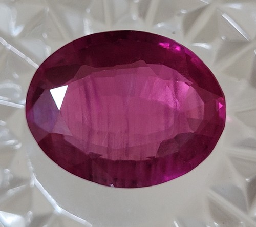 Rare 14.80 Ct Loose Mogok PINK Ruby Like Corundum Oval Cut Gemstone - Picture 6 of 9