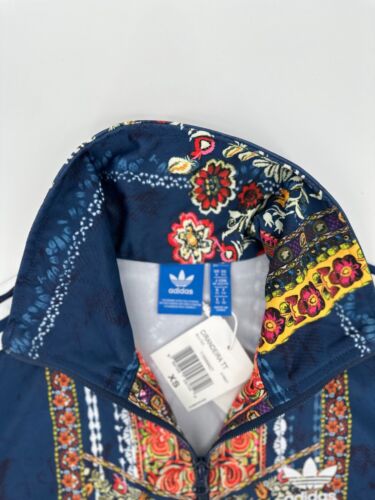 Adidas Originals Track Jacket Women’s XS Cirandeira Firebird Floral Blue AY6907 - Picture 10 of 22