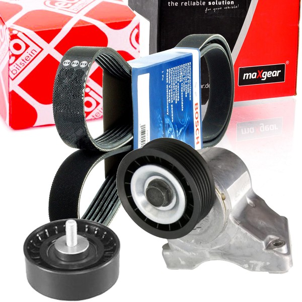 Bosch 6PK1920 Keilrippenriemen-Satz + Spanner FüR Focus Mk I 1.4 1.6 Ford-image