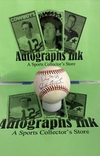 Mike Cuellar Denny McLain Autographed Rawling Major League Baseball JSA A18