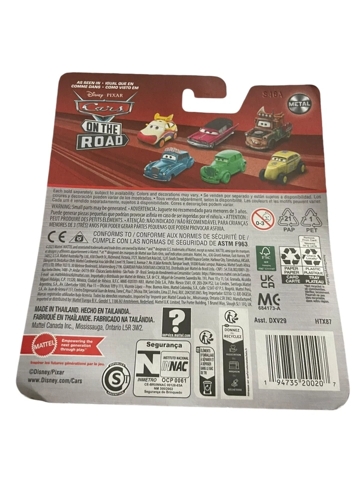 2024 DISNEY/PIXAR CARS LIGHTNING McQUEEN DEPUTY HAZARD with Slime - Image 4 of 4