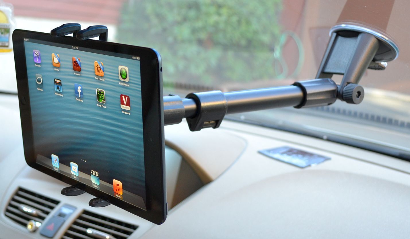 Arkon Smartphone and Midsize Tablet Windshield Mount for Apple iPad Mini