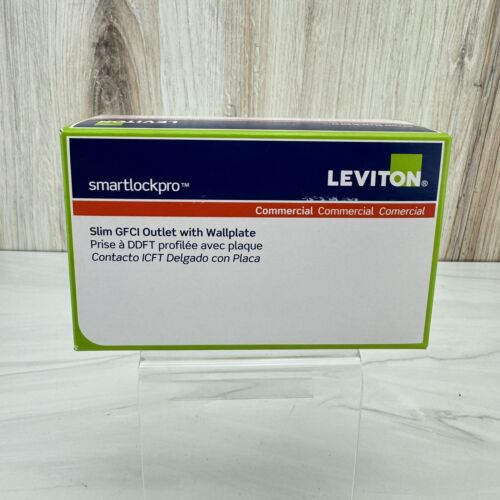 Leviton N7899-R Red Slim GFCI Outlet 20A-125V SmartLockPro New in Box