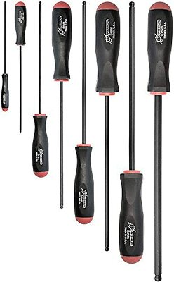 Bondhus BSX8ML 8-teiliges extra langes Kugelkopf-Sechskantschlüssel-Schraubendreher-Set 2-10 mm