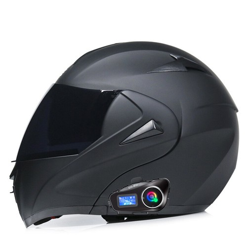 Bluetooth Intercom Headset Motorcycle Motocross Racing Flip Up Motorbike Helmets - Picture 15 of 20