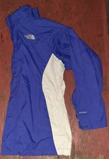 The North Face Blue Purple Mesh HyVent Windbreaker Jacket Girls L 14-16 Flaw