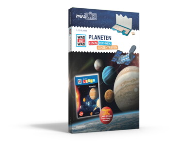 LÜK MiniLÜK Set Buch und Kontrollgerät WAS IST WAS Planeten ab 6 Jahren 244865