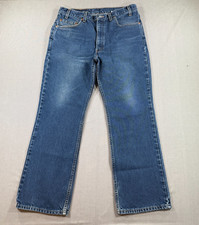 VTG Levis 517 Jeans Mens 36x30 Blue Made in USA 2001 Bootcut Flared 34x29 34