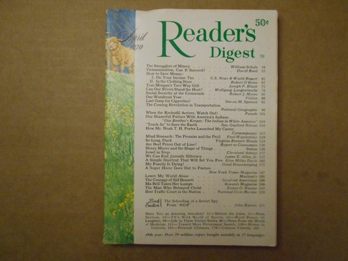 READERS READER'S DIGEST MAGAZINE 1970-1974 January-December Pick a Month - Picture 78 of 149