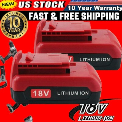 #ad 2Pack 18V Lithium Ion Battery for Porter Cable 18 Volt PC18B PC18BL PC18BLX Tool $29.00